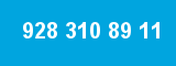 928 310 89 11